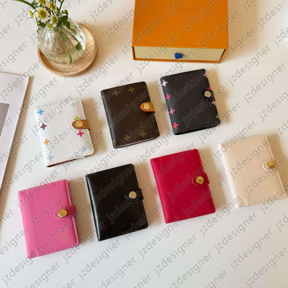 Luxury Mattifying Paper Case Womens Card Holder Designer Bag With Cosmetic Mirror Makeup Remover Paper Cosmetic Pouch Card Bag Oil-absorbing Sheet Wallet LBC003