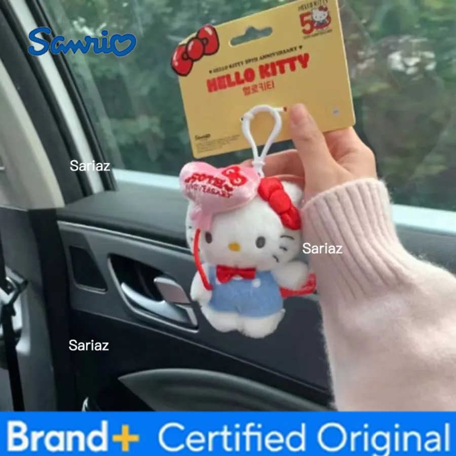 Sanrio New Style 50th Anniversary Balloon Hello Kitty Limited Edition Bag Pendant Keychain Girlfriend Backpack Girl Gift Pendant H251225