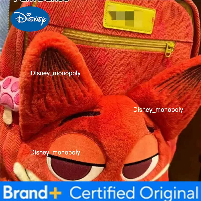 Disney Kawaii Zootopia Judy Hopps Backpack Parkdance Cute Plush Large Capacity Doll Bag ChildrenS Outing Bag Holiday Gift H25122511