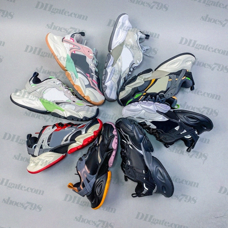 Luxury designer shoes men women runner casual shoes Triple white black Sneakers leather trainer printed platform trainers Sports shoes QI4a#