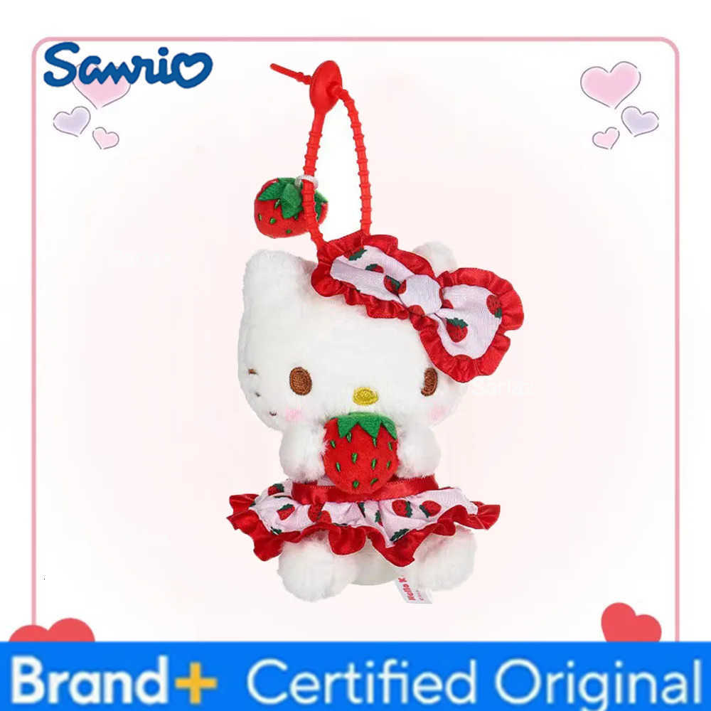 Sanrio Plush Keychain Hello Kitty Cinnamoroll Kuromi Pendant Bag Accessories Keychain Bag Pendant H251225