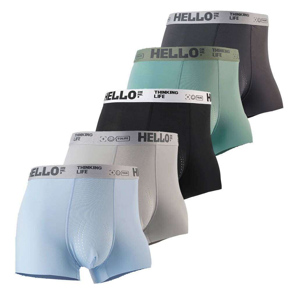 5pcs pack Boxer Shorts Fit Soft Men's Underwear for Men Underpants Male Confortable Panties Sexy Briefs Boxing Slips X251225