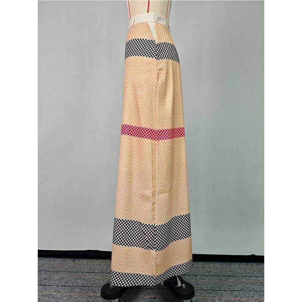 Designer Clothes Plaid Skirts For Women Printed Skirt Casual Khaki High Waisted Loose Spring Summer Fashion Bottoms Female Clothing Hot Selling