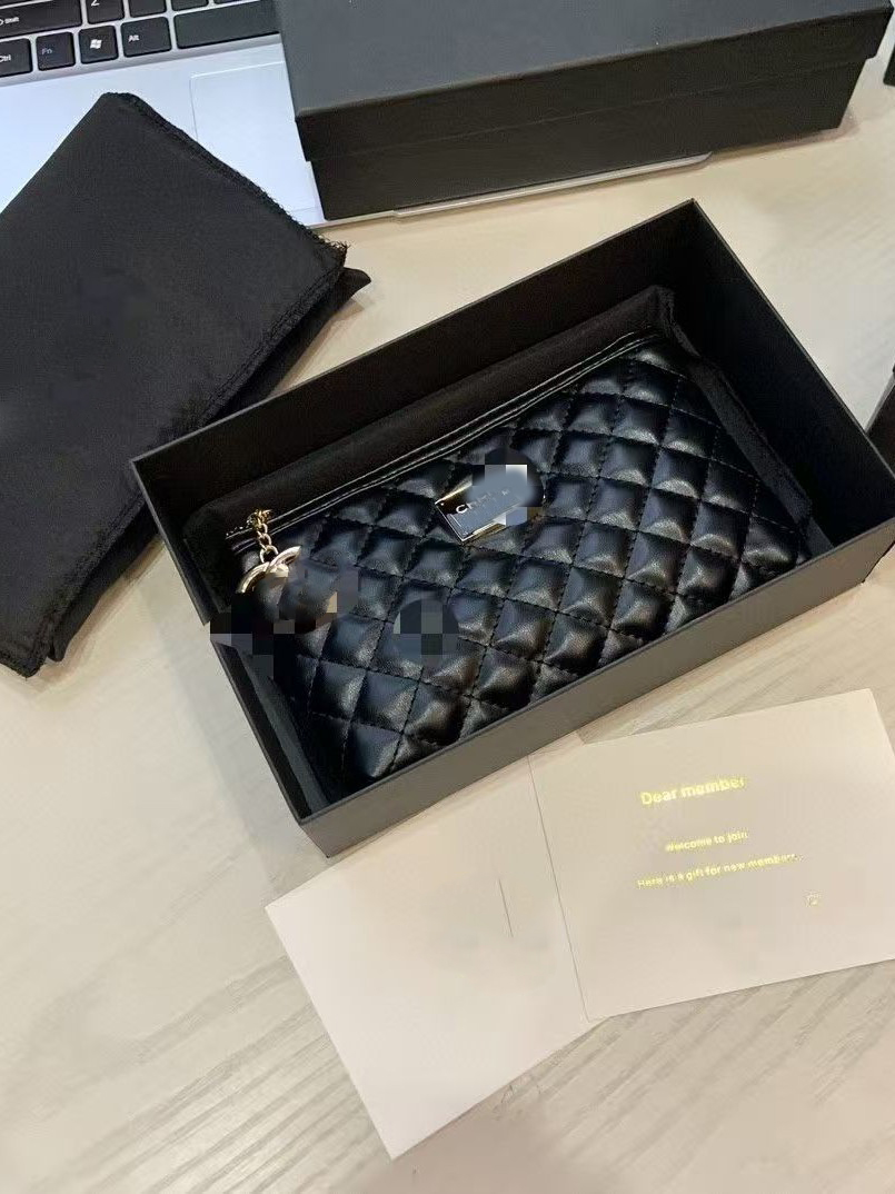 Designer Cases New Quilted PU Clutch Bag - Minimalist Daily Crossbody Purse & Makeup Organizer