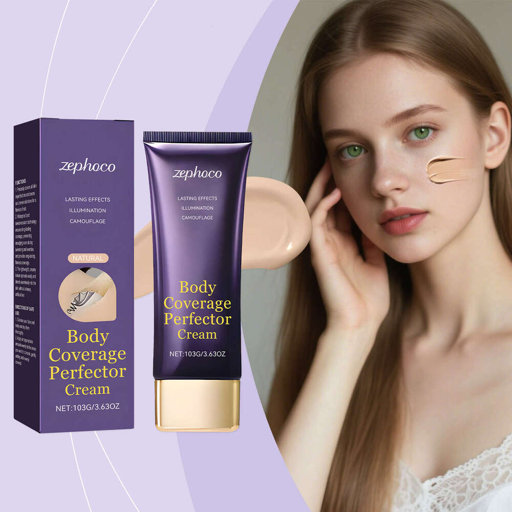 zephoco Color Concealer Face and Body Universal Natural Skin-Friendly Delicate Hydrating Lightweight Moisturizing