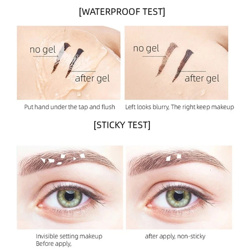 Waterproof Transparent Gel Eyebrow Styling Cream Long Lasting Fixing Brow Soap Makeup Clear Liquid Eyebrow Sealed Layer Cosmetic 251224