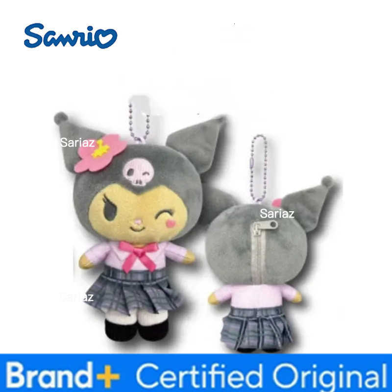 Sanrio Hello Kitty Jk Uniform Tanned Cute Girl Glasses Exquisite Plush Pendant Doll Cute Kt Cat Girl Cartoon Bag Decor Toys Gift H251225