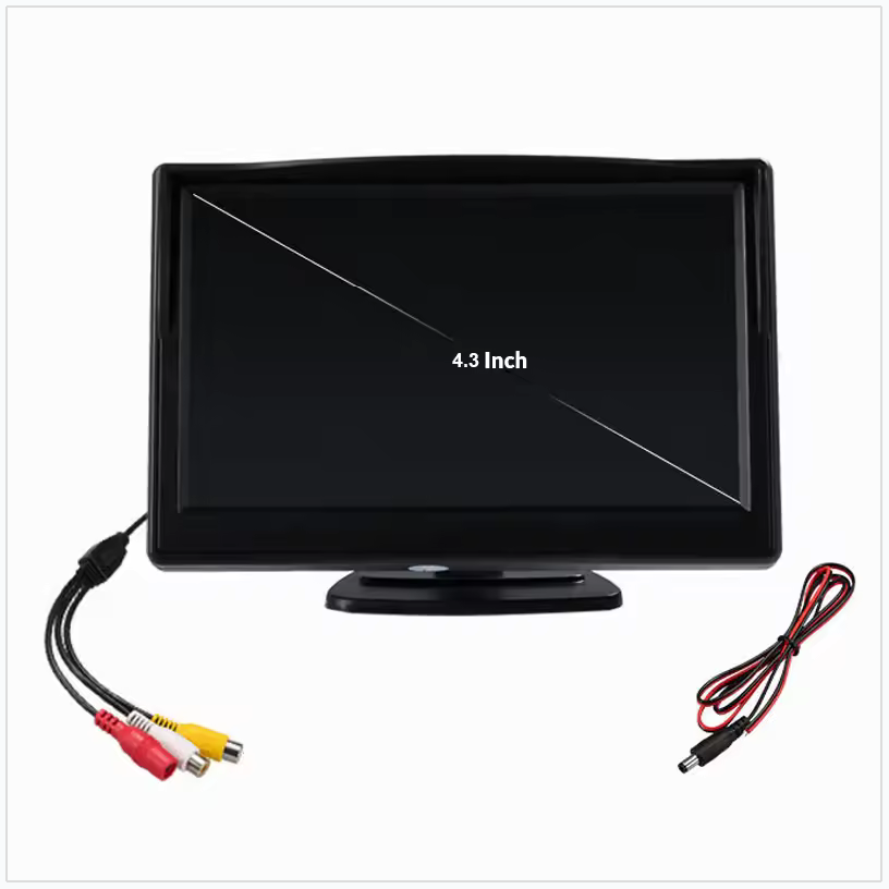 4.3in Car Display Easy to Install High-definition Reversing Image Universal Machine Display Car Monitor