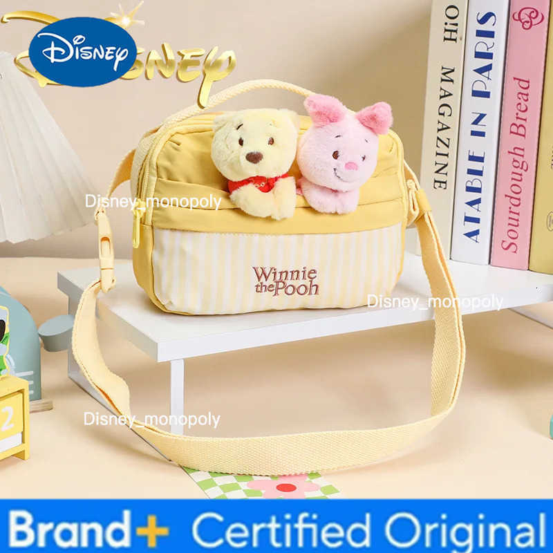 Disney Original New Womens Doll Shoulder Bag Cartoon Cute Plush Womens Shoulder Messenger Bag Mini Womens Bag High Quality H251225