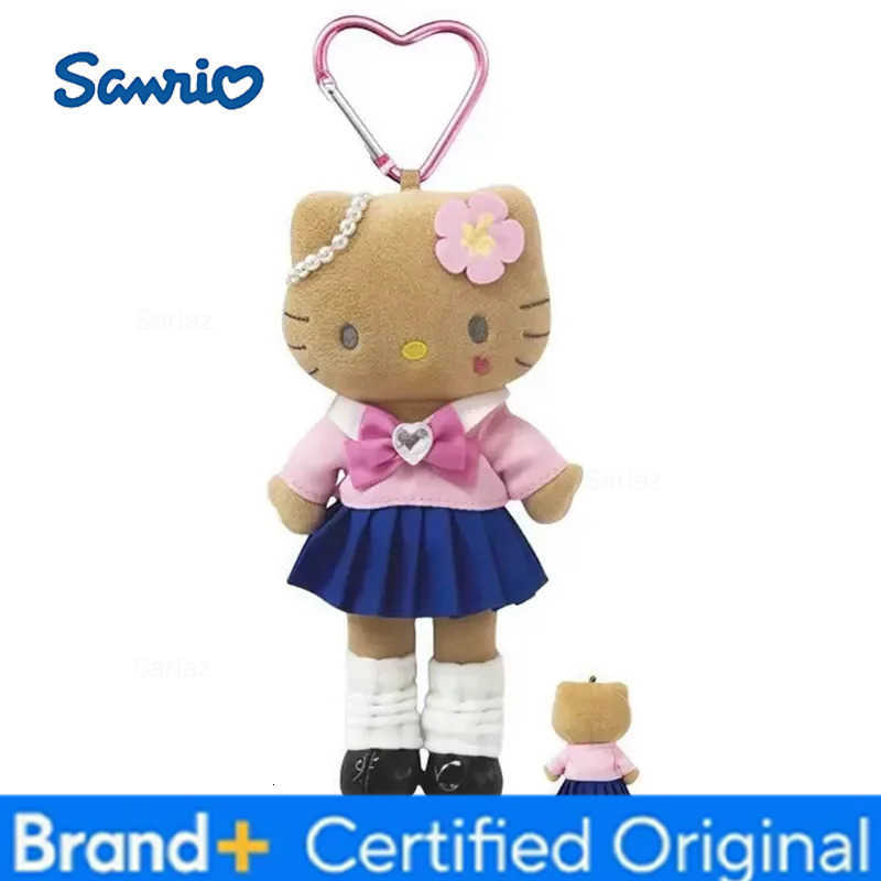 Sanrio 16cm Long legs Fashion Hello Kitty Plush Toy Anime Stuffed Animals Keychains Small Pendant Backpack Hangings For Kids H251225