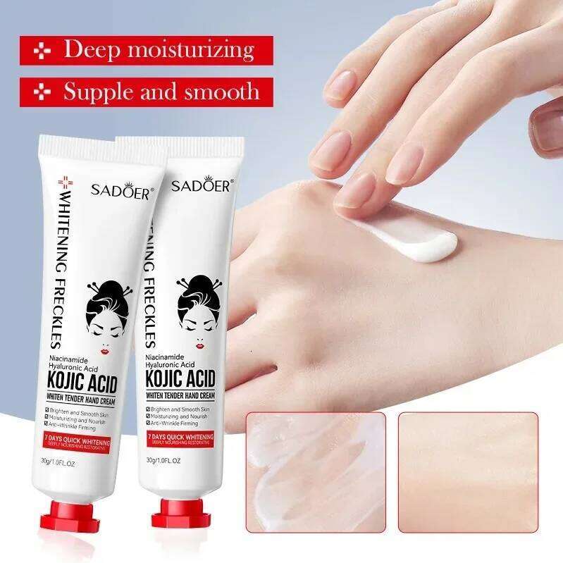 Kojic Acid Anti-wrinkle Hand Cream Skin Soften Nourish Anti-drying Whitening Moisturizing Korean SkinCare Cracked Repair Product X251225