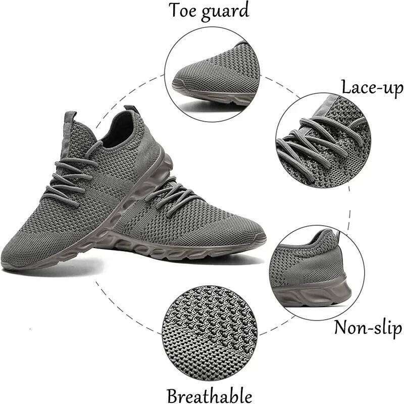 Hot Sale Light Running Comfortable Casual Men's Sneaker Breathable Non-slip Wear-resistant Outdoor Walking Men Sport Shoes X251225