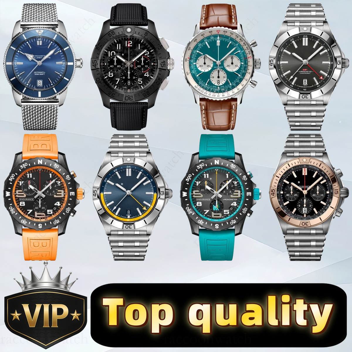 AAA Breitlnglies Watch Navitime Chronomat Watch Top Quality Superclone Chronograph Quartz Automatic Movement Luxury Mens Womens Designer Wristwatch With Box 1d