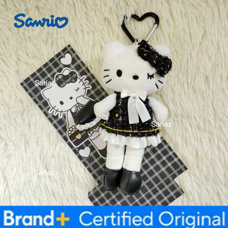 Sanrio Hello Kitty Series Kawaii Wear Skirt Long Leg Kitty Cat Pendant Stuffed Plush Toy Doll Bag Pendant Keychain Doll Gift H251225