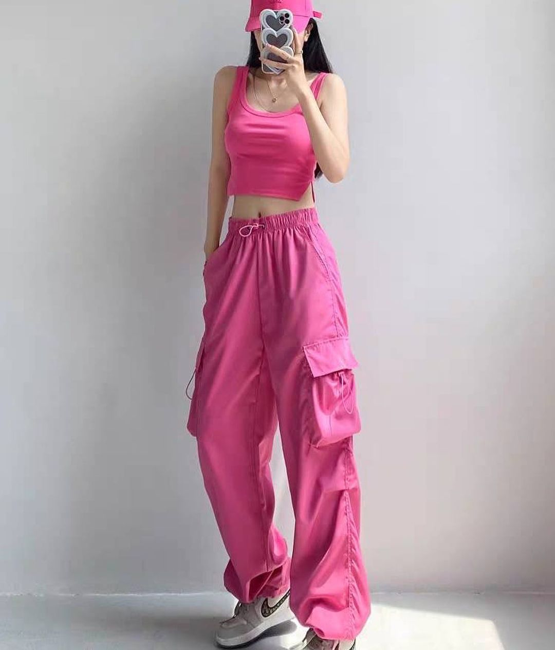 2026 Summer New Arrival Unisex American Style Quick-Dry Cargo Pants | High-Waisted Wide-Leg Parachute Pants | Casual Athletic Trousers