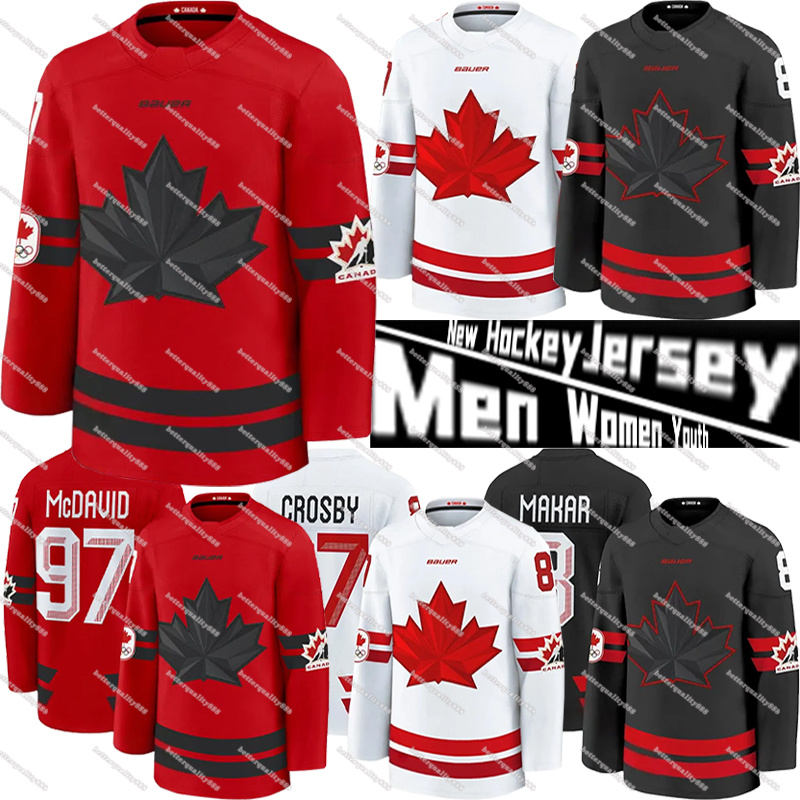 #87 Sidney Crosby Canada Team hockey jersey 2026 Olympices hockey jersey Connors McDavid Nathan MacKinnon Nick Suzuki Marner Macklin Celebrini jerseys
