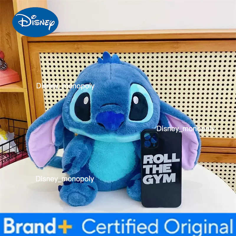 Disney Genuine Stitch Plush Toy Anime Lilo Stitch Stuffed Toys Kawaii Cartoon Cute backpack Doll Bag Toys Kids Birthday Gift H251225