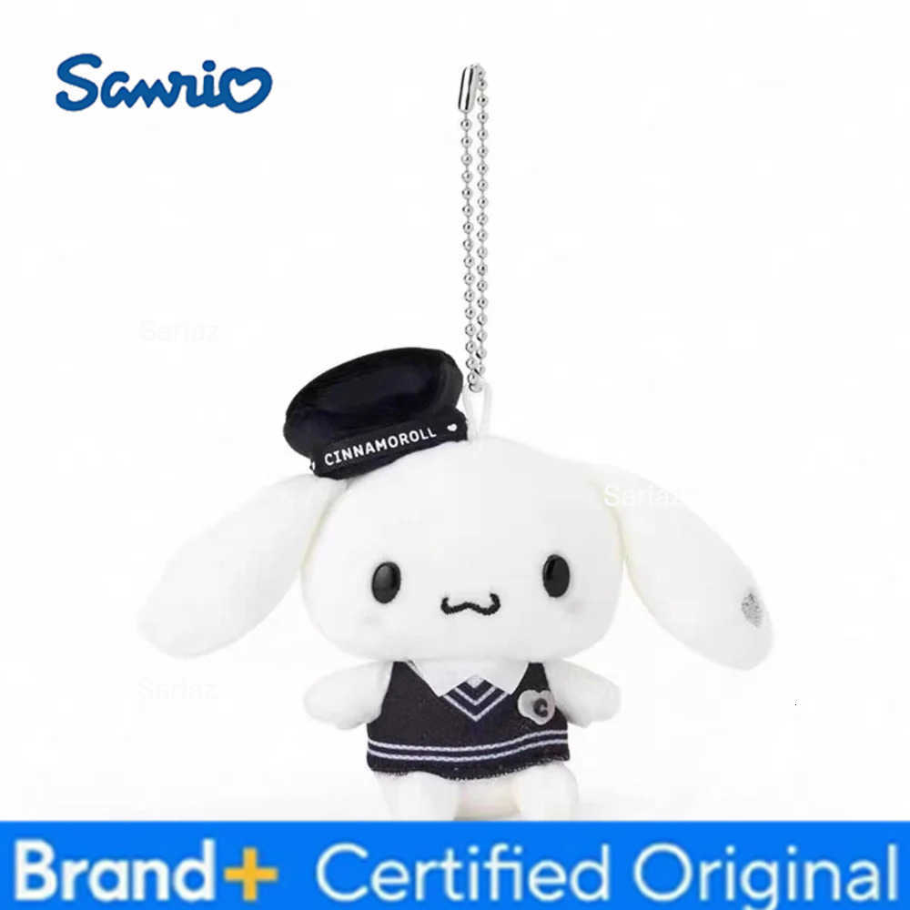 Sanrio Black and White Kitty Kuromi Cinnamoroll 10CM Pendant Keychain Plush Doll Toy H251225