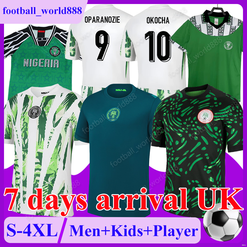 4XL Nigeria 2025 Soccer Jerseys World Cup OKOCHA MARTINS 25 26 National Football Team Football Shirts EBI KANU LOOKMAN OSHOALA football jersey Men Kids Kit Socks Set