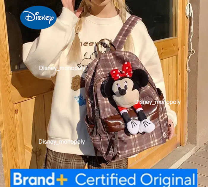 Disney cartoon Mickey Mouse Minnie New Kids Backpack Mini Schoolbag Girls and Boys Cute Shoulder Bag H251225