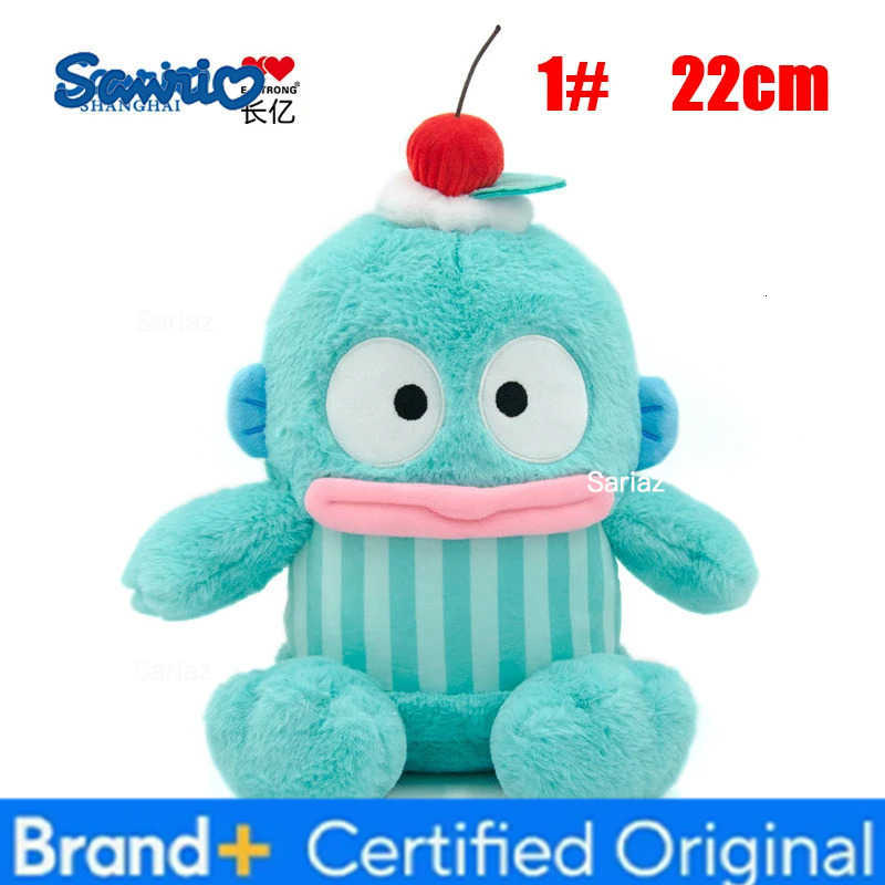 Sanrio Genuine Anime Cartoon Hangyodon Series Cute Fashion Boutique Doll Stuffed Pillow Birthday Doll Childrens Toys Plush Dolls Gifts H251225
