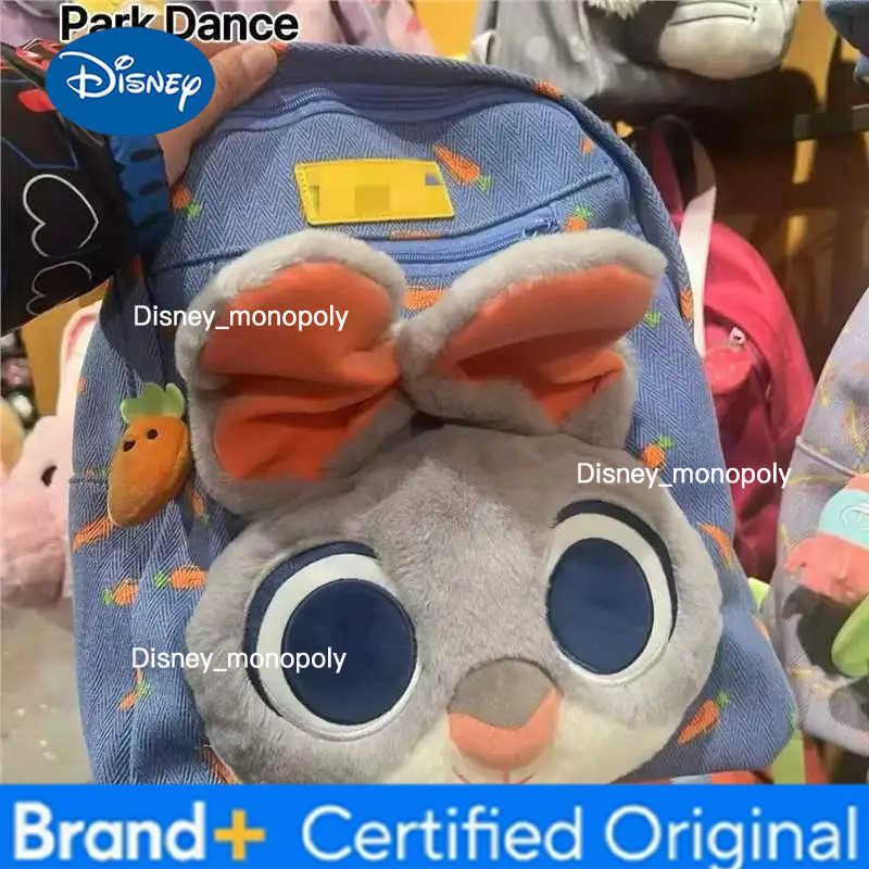 Disney Kawaii Zootopia Judy Hopps Backpack Parkdance Cute Plush Large Capacity Doll Bag ChildrenS Outing Bag Holiday Gift H25122511