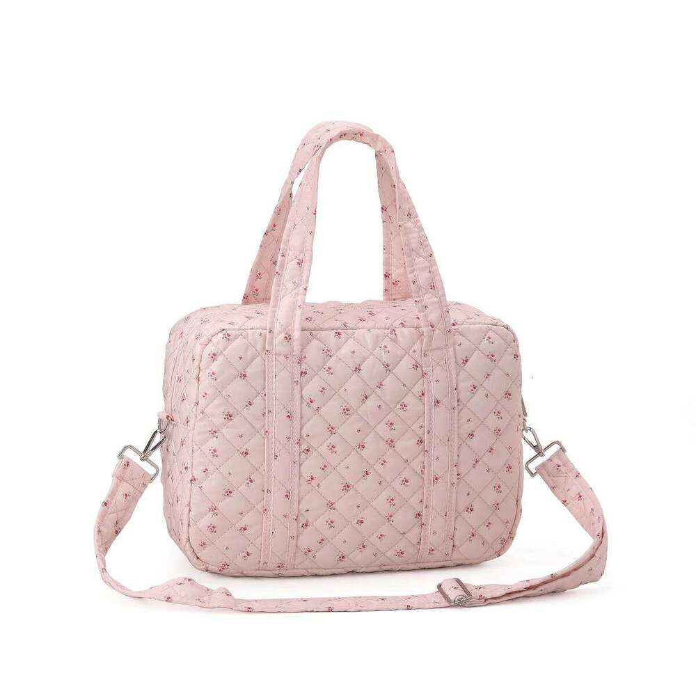 Large Capacity Floral Mommy Portable Travel Bag, Maternity Multifunctional Crossbody Storage Bag X251225