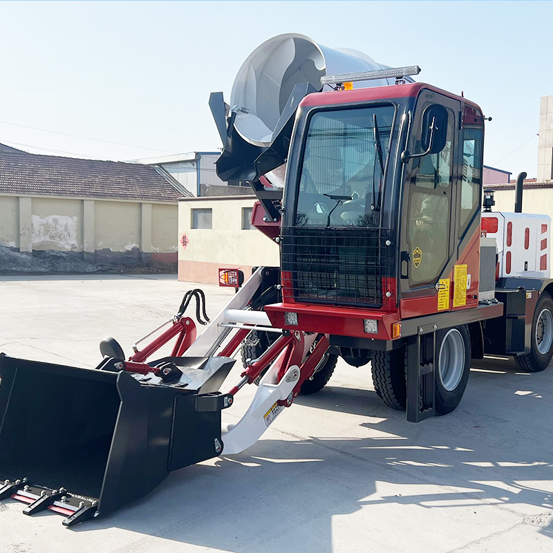 Professional Grade 4 Cubic Meter Self-Loading Concrete Equipment | Ready-Mixed Production System