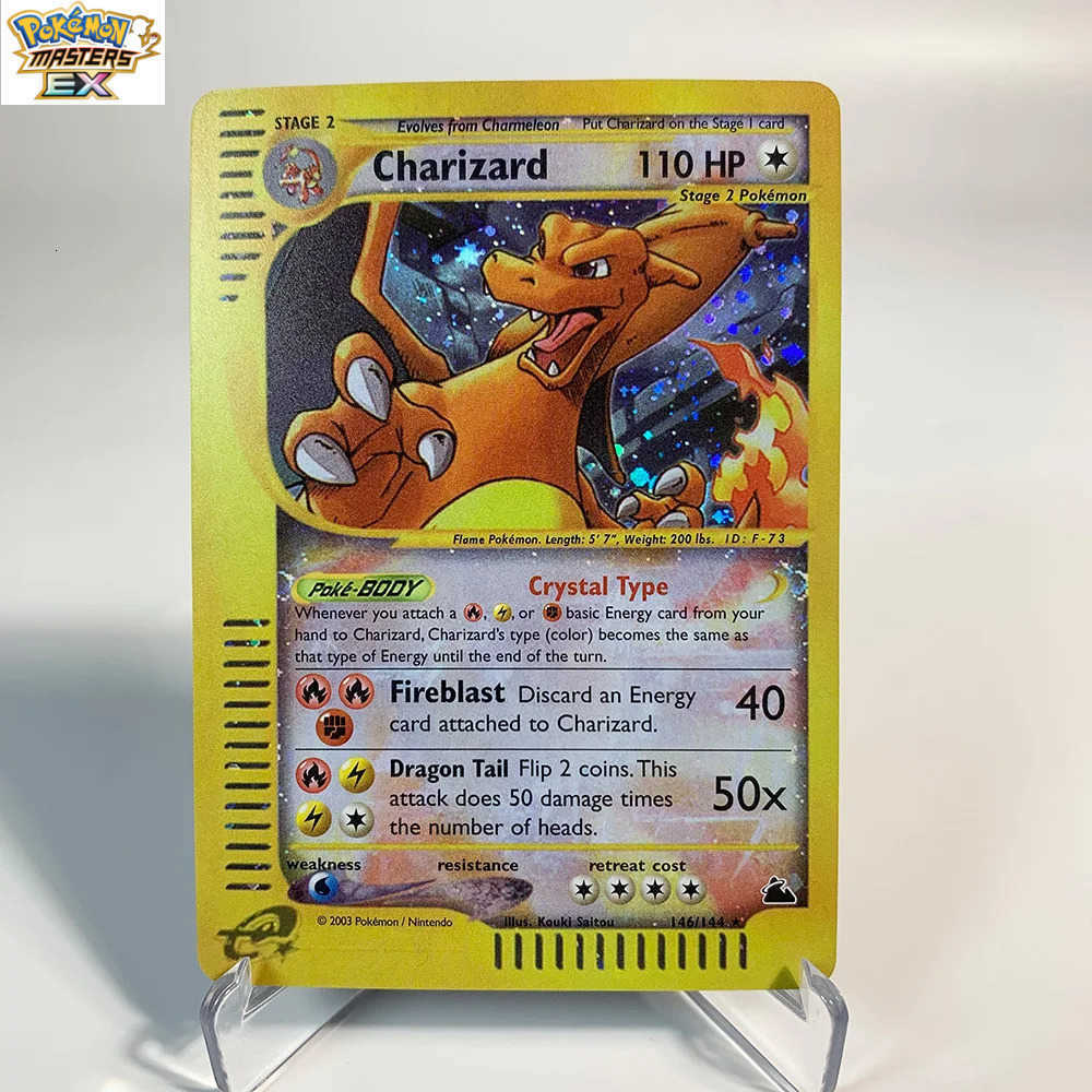 Charizard Pokemon Cards Shining Charizard Holographic Charizard Ex GX VMX Hobbies Rare Collection Battle Cards Toys Gifts L251225TW9O