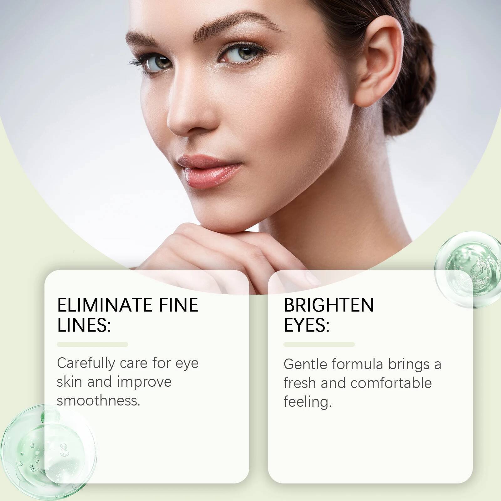 Bestseller Collagen Serum Cream Anti Dark Circles Bags Eyes Puffy Repair Brightening Tighten Lifting Moisturizing Under Eye Roller ddmySat