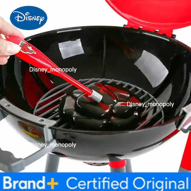 Disney Mickey Realistic BBQ Grill Cute Cartoon Creative Play Kitchen Electric Grill for Boys and Girls Birthday Gift Kids Toys H251225