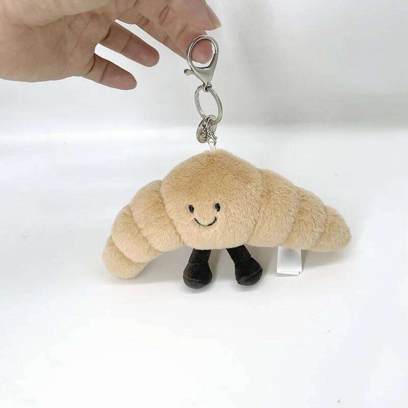 Bathrobe Bear Cake and Rabbit Toy Backpack Charm Plush Cartoon Birthday Christmas Gift X251225