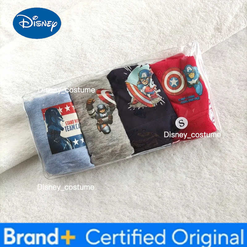 Disney Cartoon Cotton Print 4-piece Set 3-8-year-old Boys Boxy Underwear Comfortable And Breathable H251225