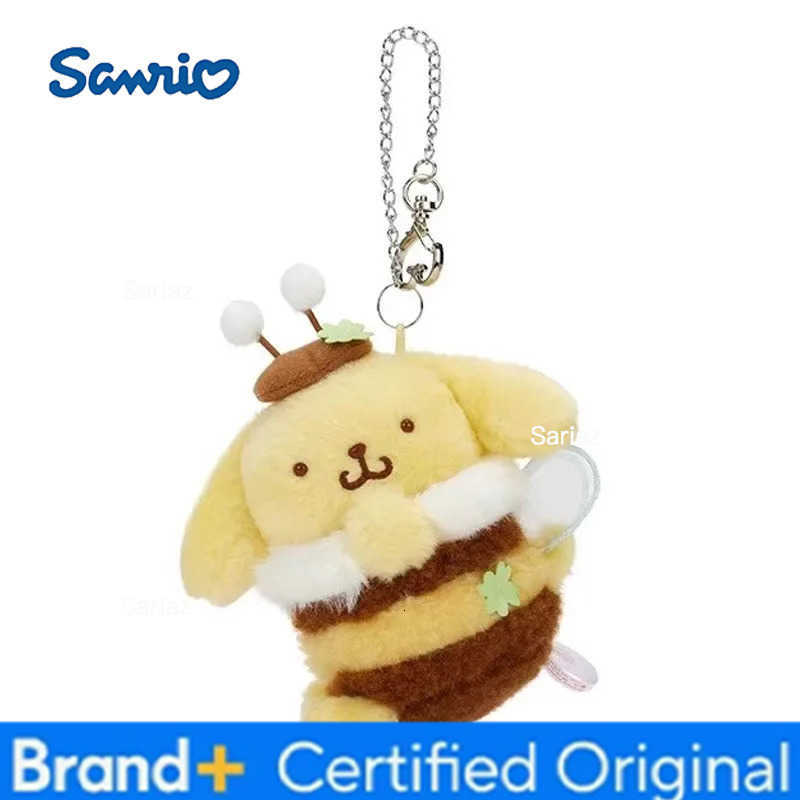 Sanrio Kuromi My Melody Kawaii Cartoon Plush Toys Keychain Cinnamoroll Hello Kitty Backpack Pendant Decoration Girl Holiday Gift H2512251