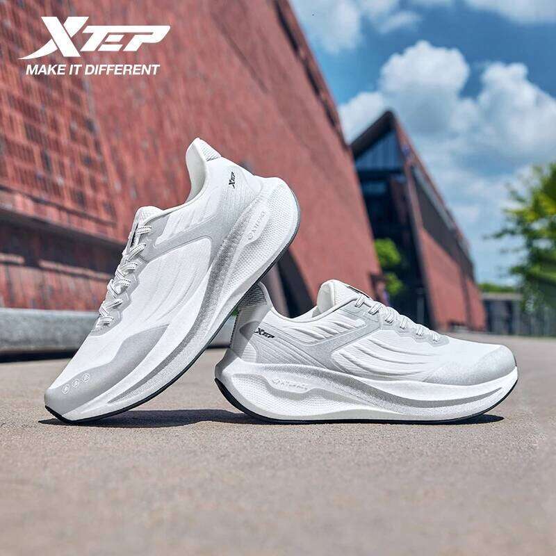 Xtep Running For Men 2025 Winter Breathable Soft Rebound Sport Shoes Jogging Wear-Resistant Male Sneakers 875419110050 X251225