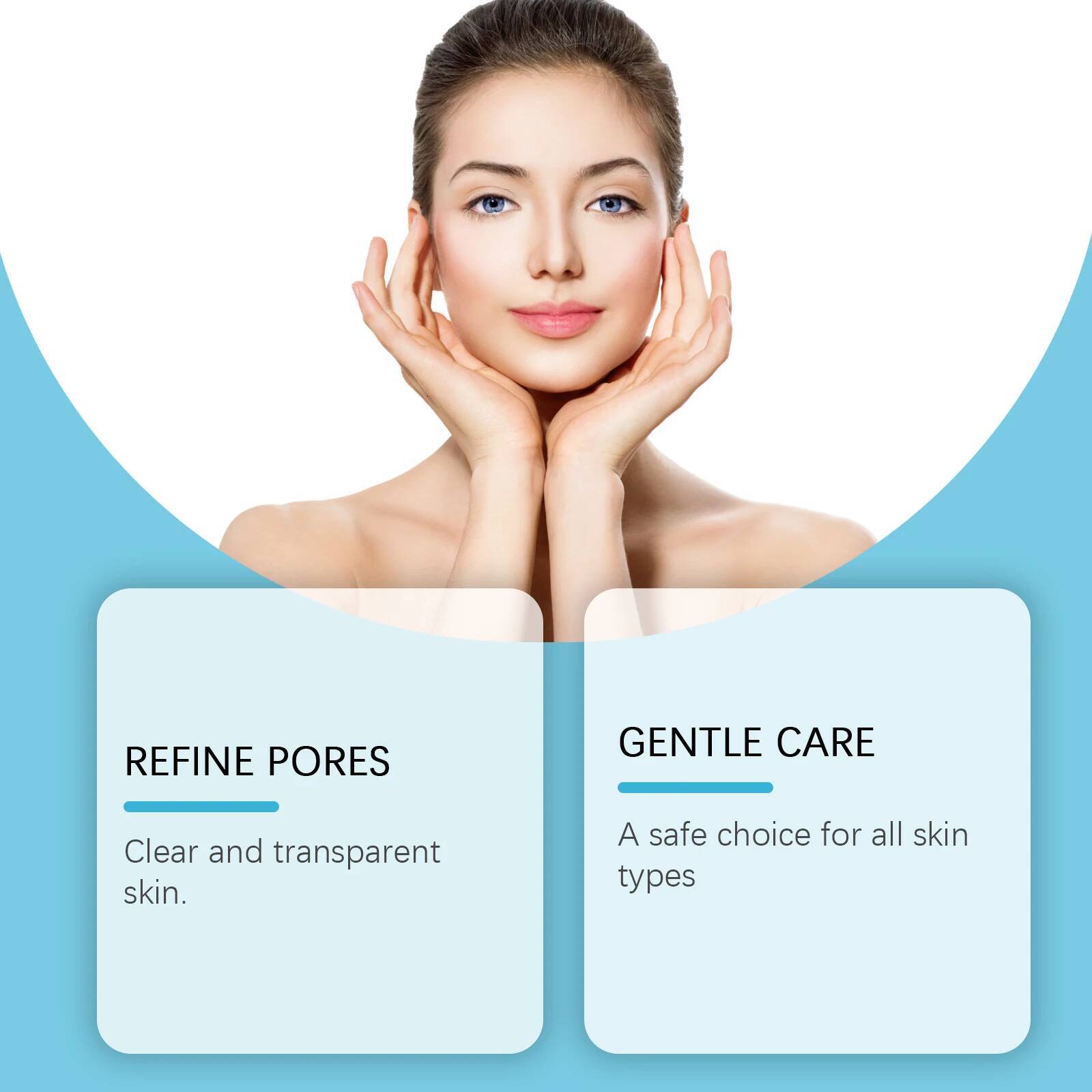 Bestseller AHA BHA Gentle Exfoliating Toner for Oily Skin Pore Refining Soothing Hydrating Facial Essence Daily Oil Control Skincare ddmySat