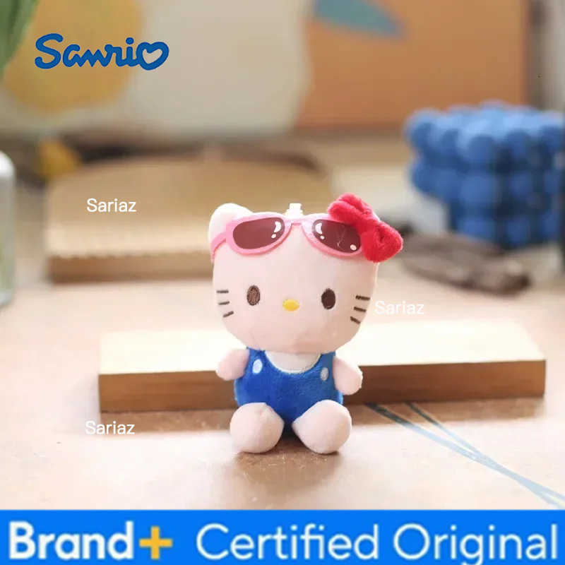 Sanrio New Hello Kitty Keychain Plush Stuffed Soft Doll Keychain Cartoon Hello Kitty Plushies Bag Pendant Accessories Girls Gift Toys H2512251