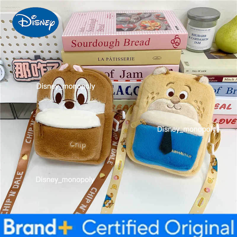 Disney Kawaii New Cute Plush Bag Cartoon Doll Furry Mobile Phone Bag Judy Nick Messenger Bag Girl Birthday Gift Christmas Gift H251225