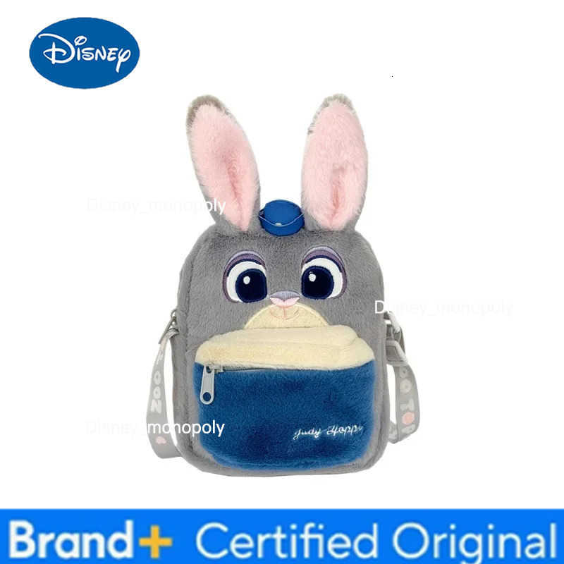 Disney Zootopia Bag New Crazy Animal City Sling Bag Plush Backpack Fashion Versatile Cute Outfit Matching Fluffy Bag H251225