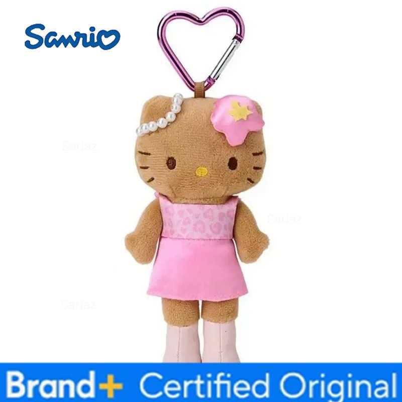 Sanrio 16cm Long legs Fashion Hello Kitty Plush Toy Anime Stuffed Animals Keychains Small Pendant Backpack Hangings For Kids H251225