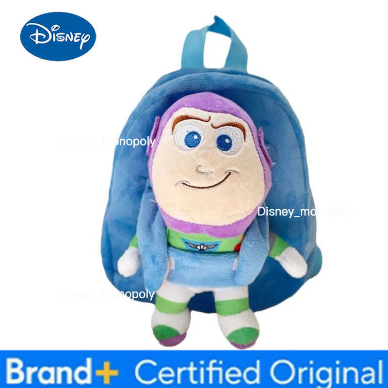 Disney Buzz Lightyear Woody Childrens Fashion Cute Personality Cartoon Portable Storage Large Capacity Couple Doll School Bag H251225