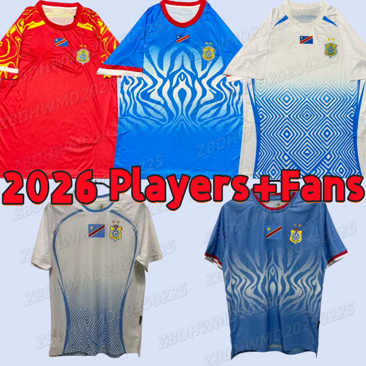 2026 AFCON DR Congo national football team Soccer Jerseys BAKAMBU M.ELIA T.BONGONDA MBUKU MAYELE Football Shirts 2026 2027 KAYEMBE Men's player fan shirts