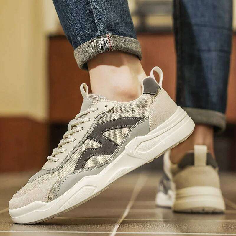 Men's Sports Designer New Soft Sole Casual Lightweight Men Shoes Spring Autumn Fashion Net Face Hollow Platform Outdoor X251225