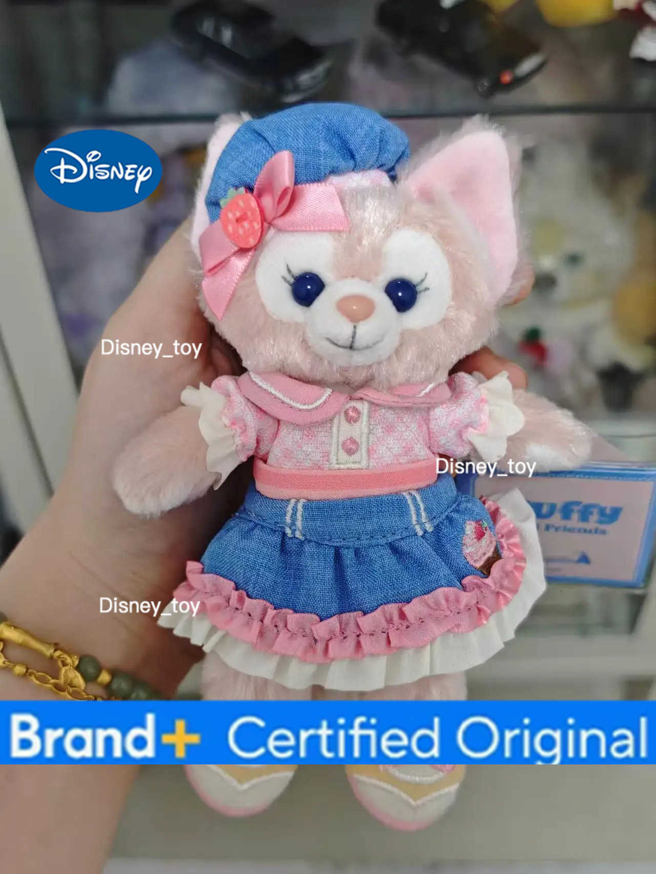 Disney 2025 New Cute Linabell Doll Keychain Bag Pendant Cake Stellalou Pendant Kawaii Birthday Gift Girl H251225