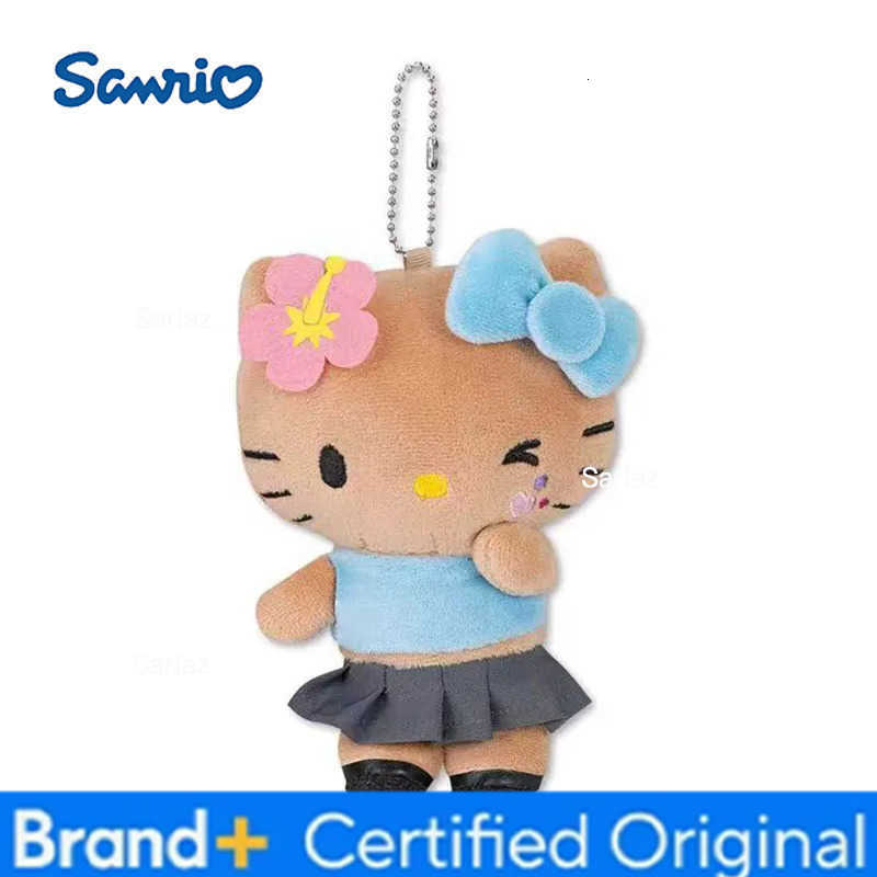 Sanrio Kawaii Cartoon Hello Kitty Mermaid Surfboard Toys Backpack Pendant Charm Fashion Accessories Keychain Girl Birthday Gifts H251225