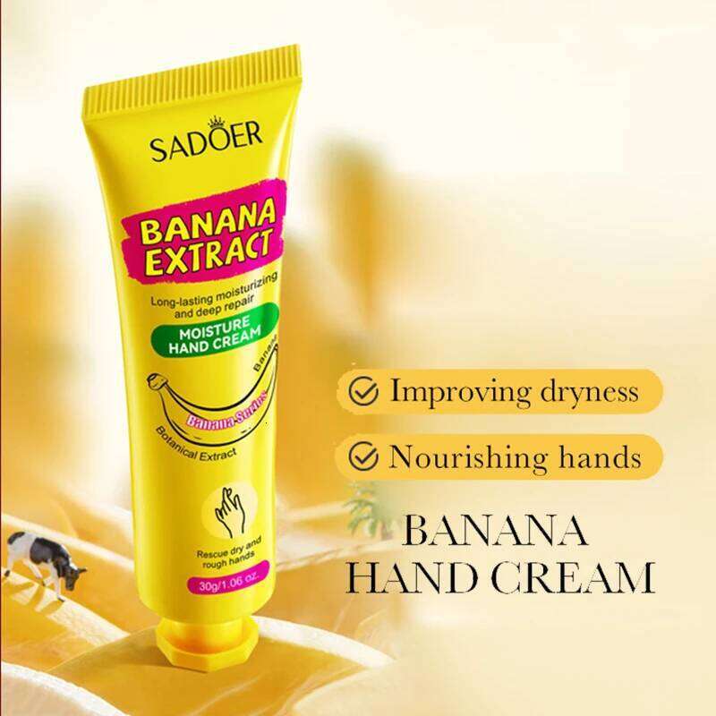 3/5pcs SADOER Banana Cream Anti-Drying Crack Moisturizing Whitening Repairing Hand Creams Skin Care X251225