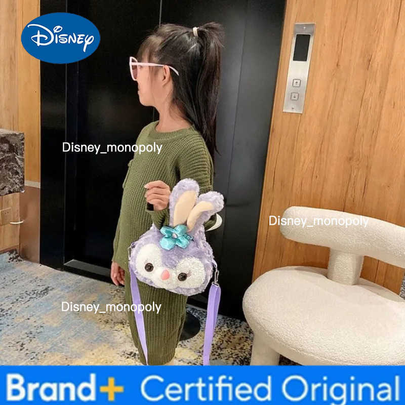 Disney Stellalou Linabell Lotso New Creative Cartoon Fashion Simple Versatile Large Capacity Plush Shoulder Hand Crossbody Bag H251225