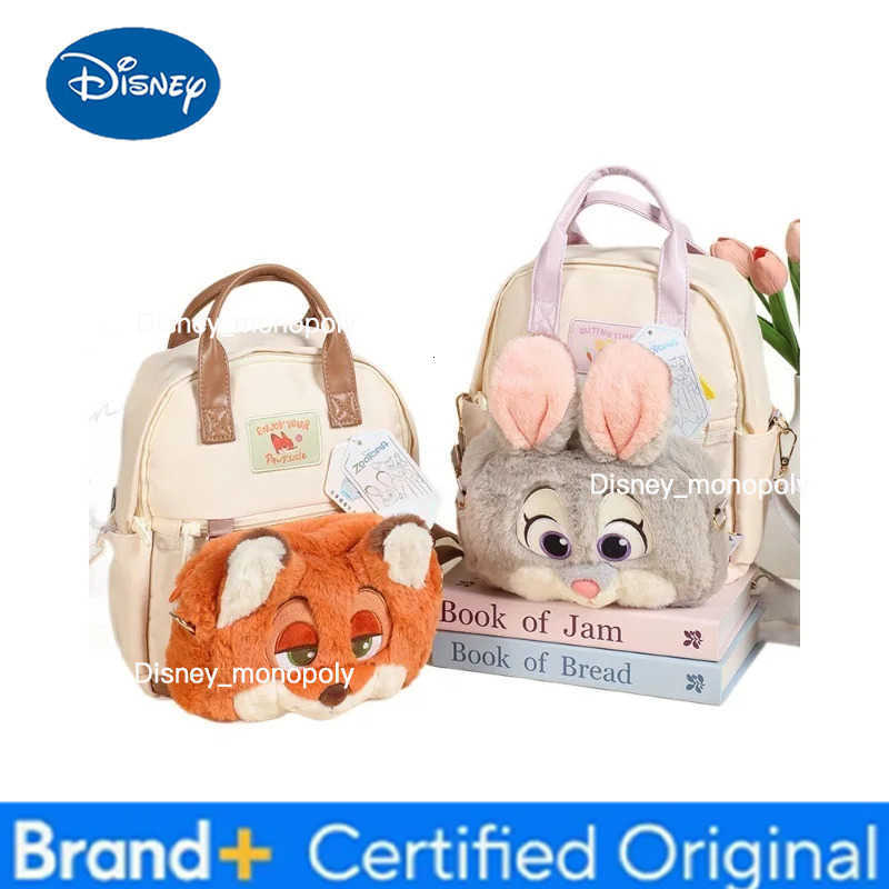Disney Zootopia Judy Hopps Nick Wilde Stuffed Animal Backpack Spacious Crossbody Bag for Kids Adults H251225