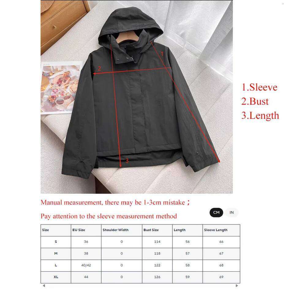 Windproof Designer Fashion 2026 Stand Collar Women's Outdoor Casual Hooded Thin Coat Jacket