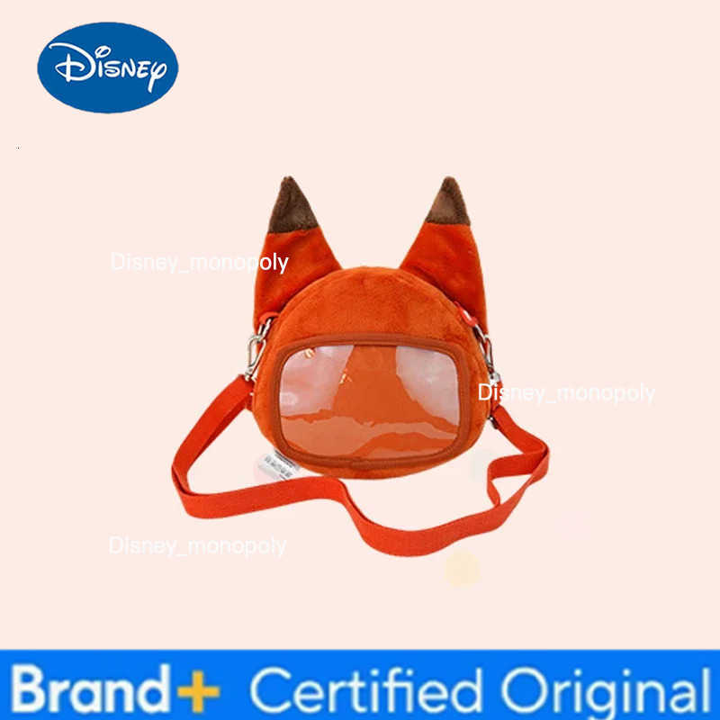 Disney Zootopia Women Bags Soft Plush Wallets Cartoon Cards Keys Purse Crossbody Shoulder Strap Handbag Female Storage Bags Gift H251225